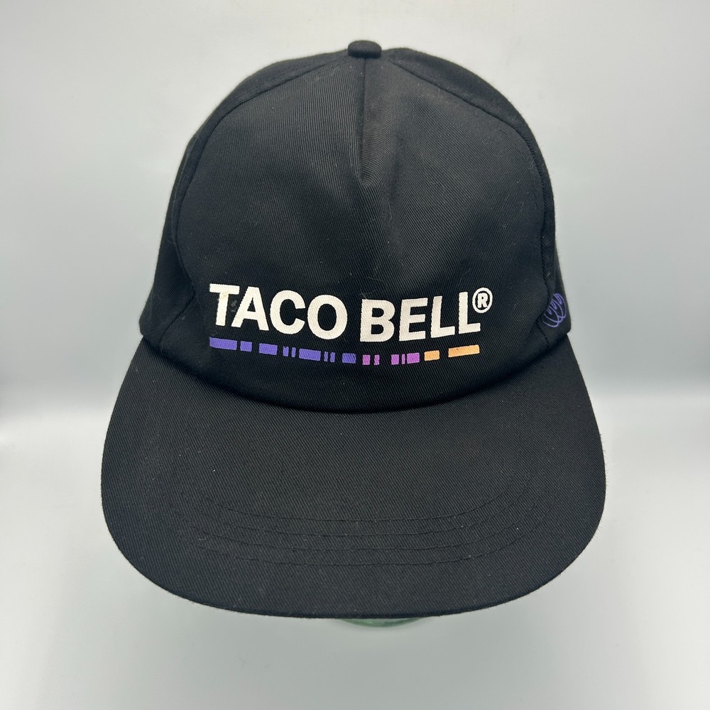Taco Bell Employee Hat Uniform Black Work Fire Sauce Dash Snapback 2026 Replace